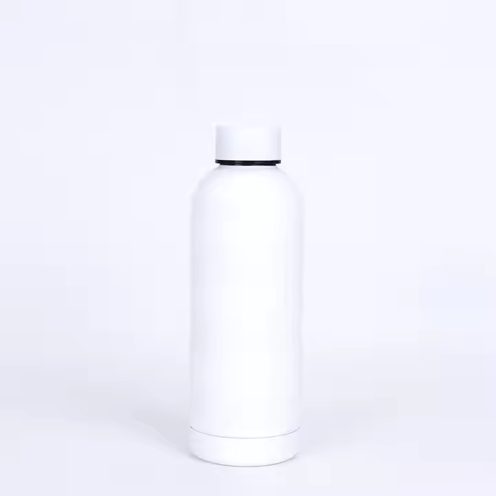 304 Stainless Steel Vacuum Double-Layer Thermos Cup Cross-Border Small Mouth Sports Outdoor Frosted Water Bottle