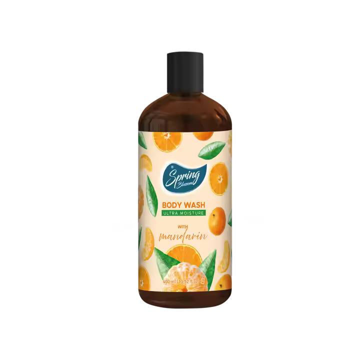 Spring Blossom Body Wash Wholesale Refreshing Factory Coconut Oil 400 ml Ultra Moisture Private Label